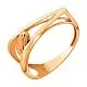 Кольцо декоративное из красного золота