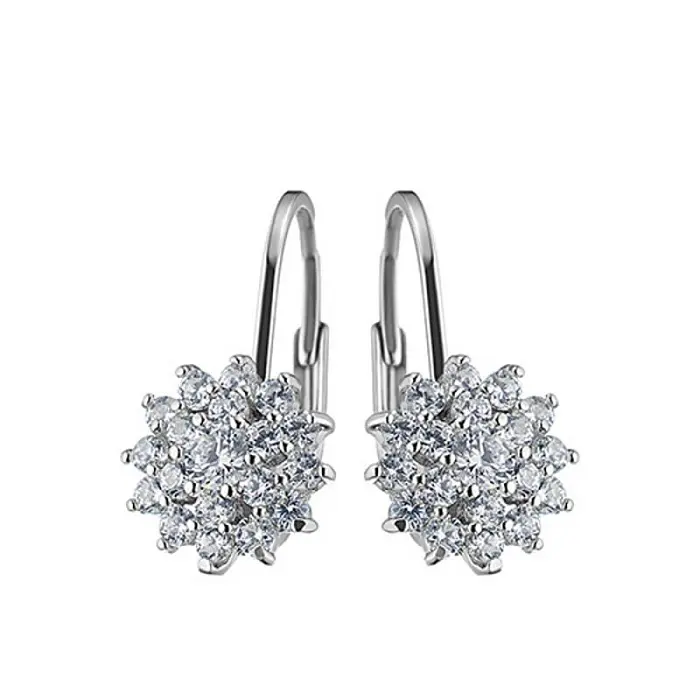 Серьги петельки из серебра