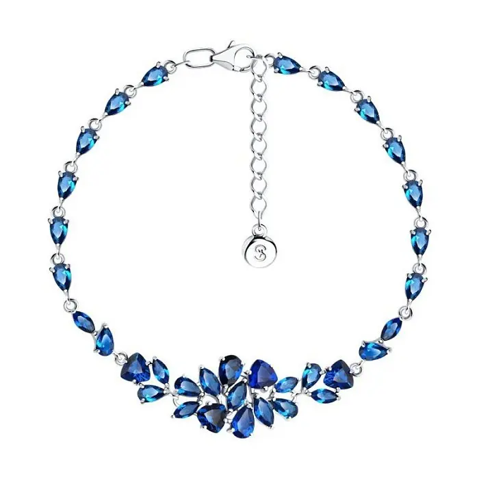 Браслет декоративный из серебра