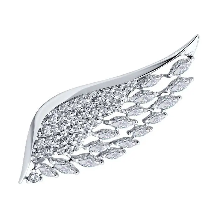 Брошь из серебра