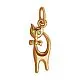 Подвеска декоративная из красного золота