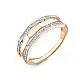 Кольцо декоративное из комбинированного золота