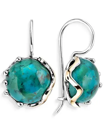 Серьги петельки из серебра