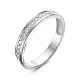Кольцо декоративное из белого золота