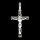 Подвеска крест из серебра