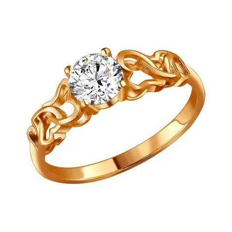 Кольцо декоративное из позолоты