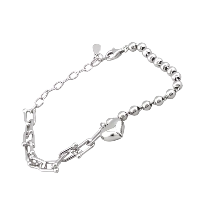 Браслет декоративный из серебра