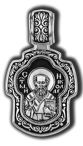 Подвеска икона из серебра