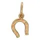 Подвеска декоративная из красного золота