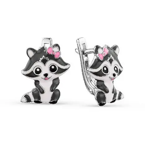 Серьги детские из серебра