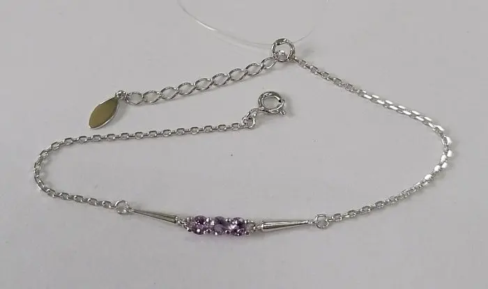 Браслет декоративный из серебра