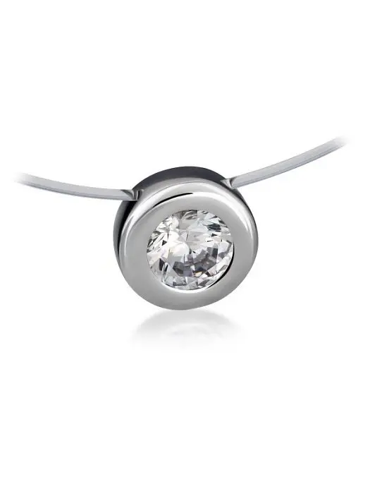 Цепь шнурок из серебра вид 1