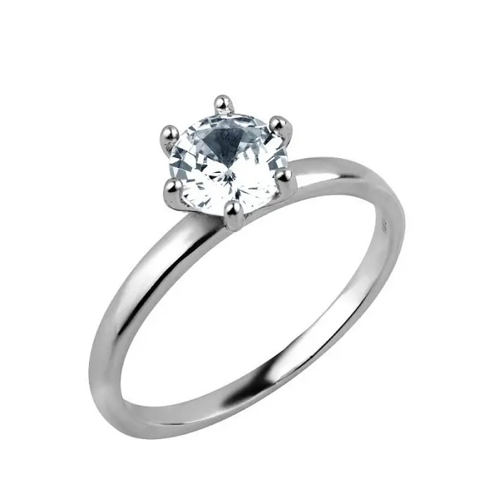 Кольцо декоративное из серебра