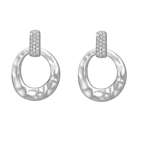 Серьги пуссеты из серебра