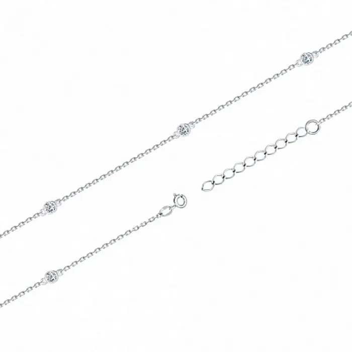 Браслет декоративный из серебра