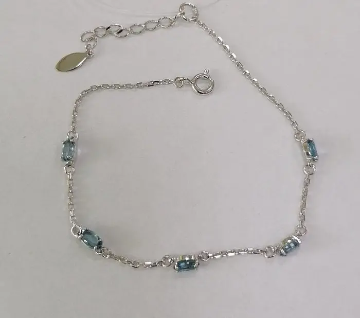 Браслет декоративный из серебра