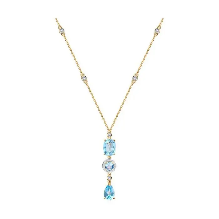 Цепь колье из красного золота