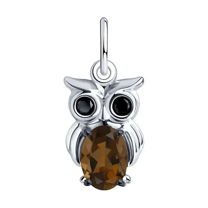 Подвеска декоративная из серебра