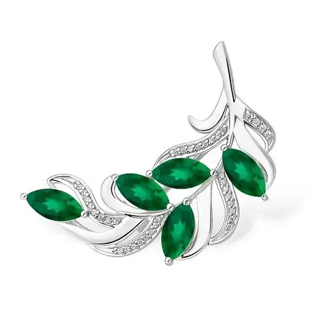 Брошь из серебра
