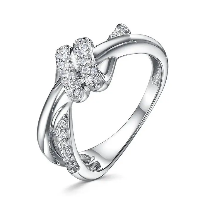 Кольцо декоративное из серебра