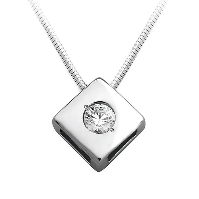 Подвеска бегунок из серебра