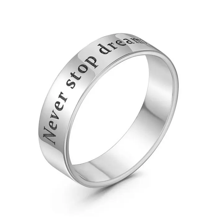 Кольцо декоративное из серебра