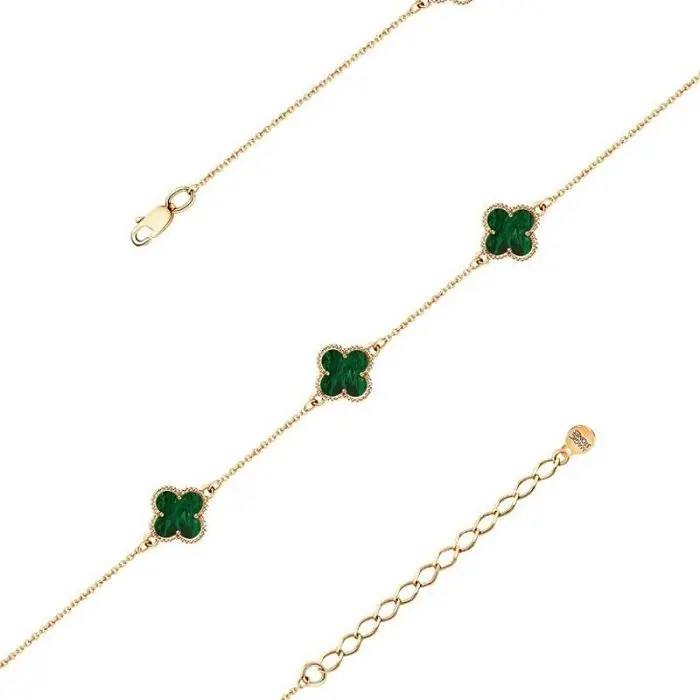 Браслет декоративный из красного золота