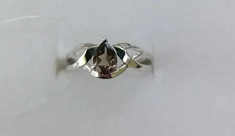Кольцо декоративное из серебра