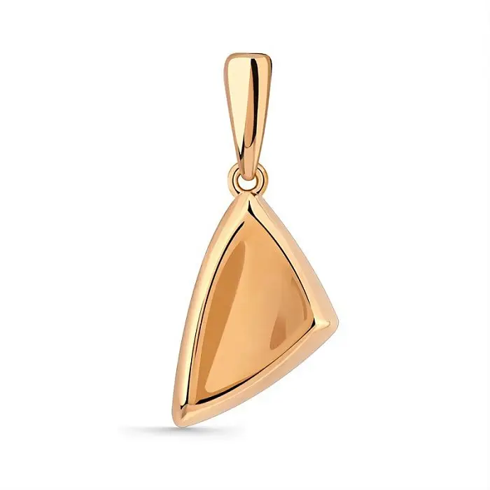 Подвеска декоративная из красного золота