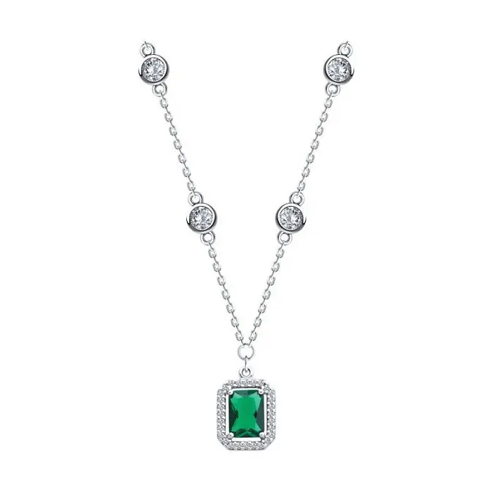 Цепь колье из серебра