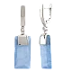 Серьги подвесные из серебра