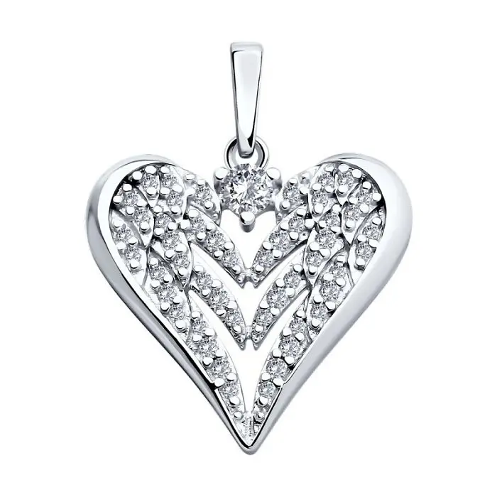 Подвеска декоративная из серебра