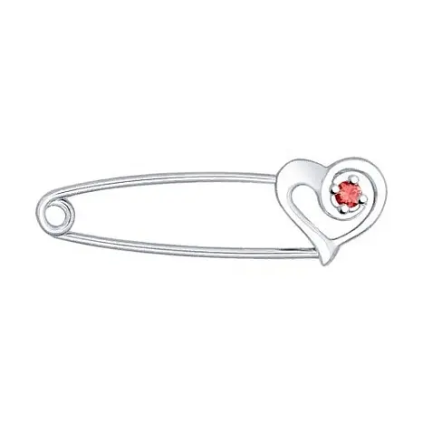 Булавка из серебра