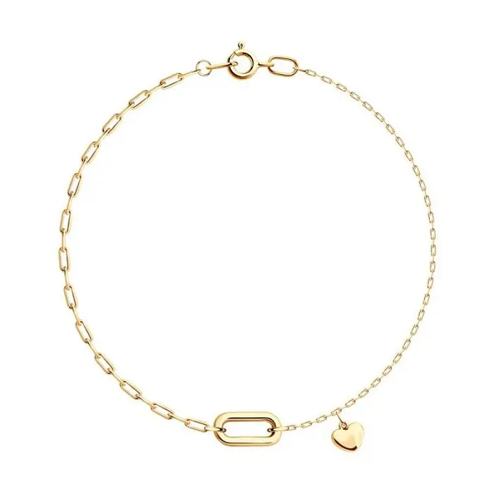 Браслет декоративный из красного золота