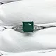 Кольцо декоративное из серебра