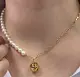 Цепь колье из позолоты
