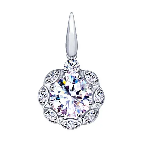 Подвеска декоративная из серебра