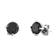 Серьги пуссеты из серебра