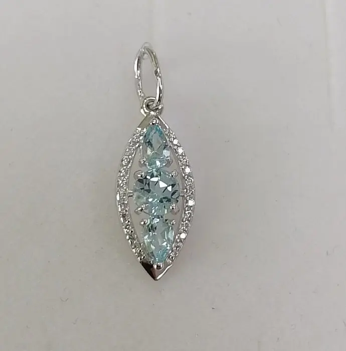 Подвеска декоративная из серебра