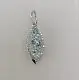 Подвеска декоративная из серебра