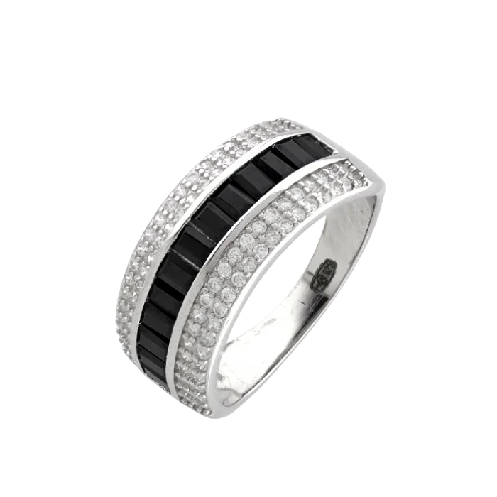 Кольцо декоративное из серебра