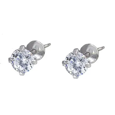 Серьги пуссеты из серебра