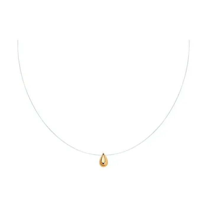 Цепь шнурок из позолоты