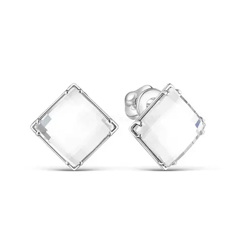 Серьги пуссеты из серебра