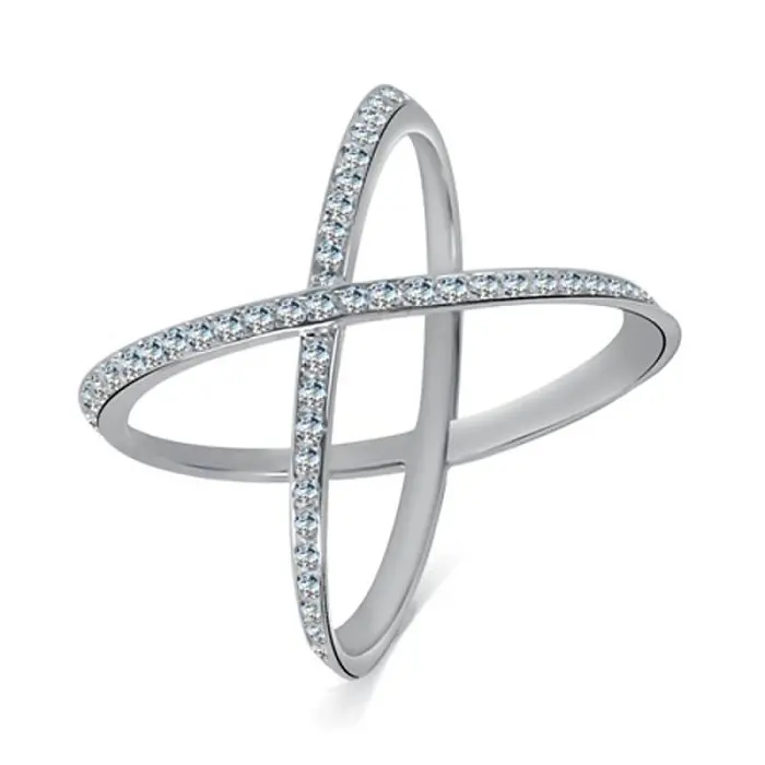 Кольцо декоративное из серебра