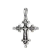 Подвеска крест из серебра