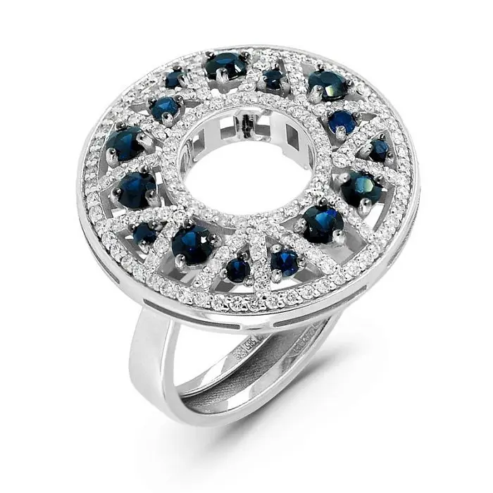 Кольцо декоративное из белого золота Кольцо декоративное из белого золота