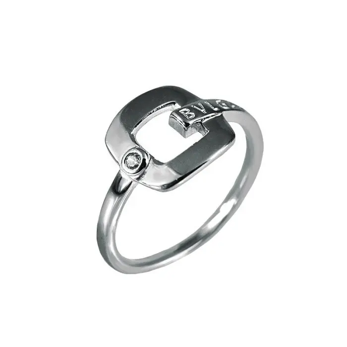 Кольцо декоративное из серебра