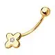 Пирсинг из красного золота
