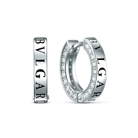 Серьги конго из серебра